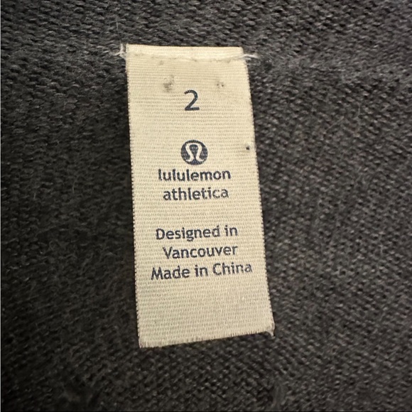 Lululemon Express Yourself Wrap Cardigan Grey - Picture 5 of 7